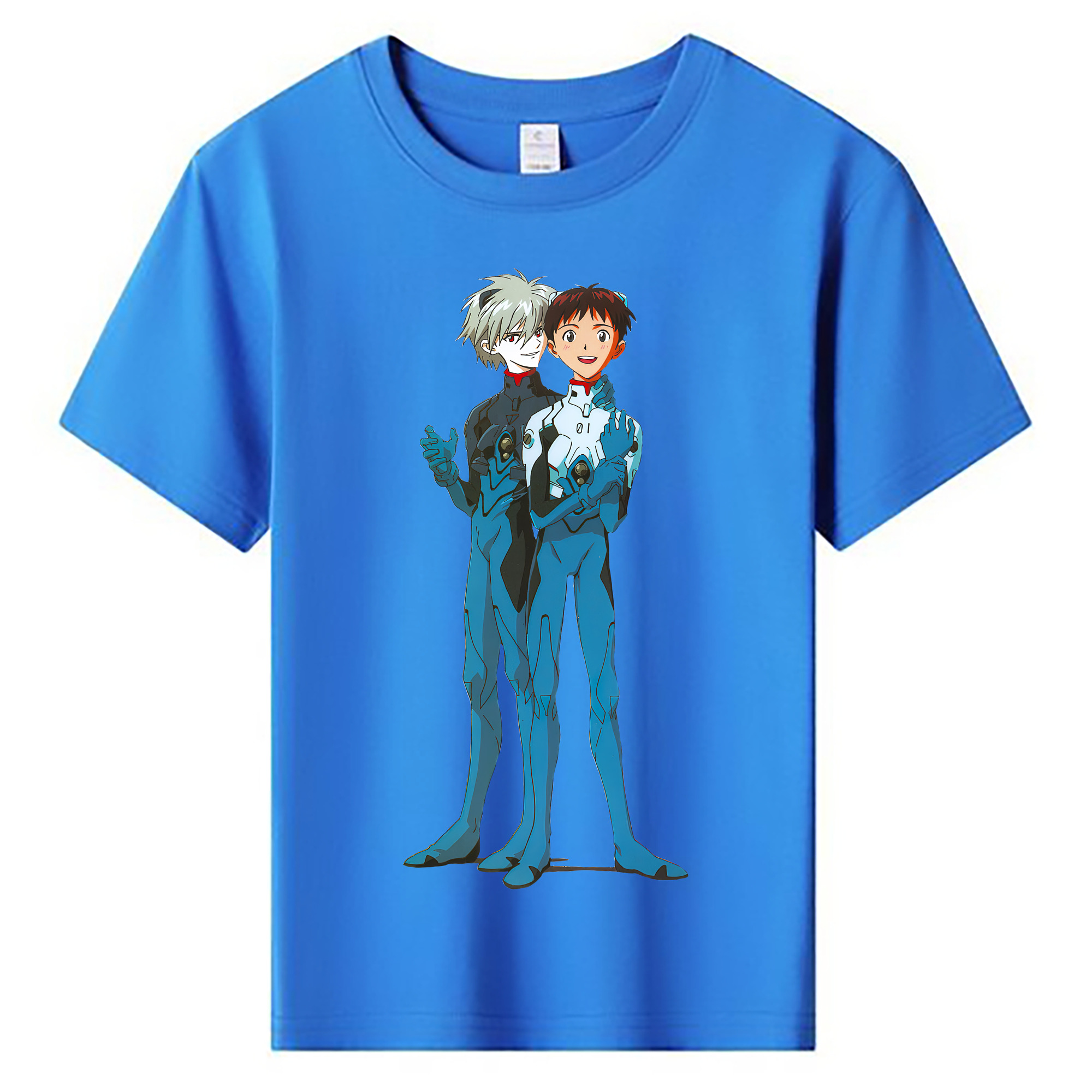 （画像用） EVA 新世紀エヴァンゲリオン 綿100％キッズTシャツ（フロントプリント）